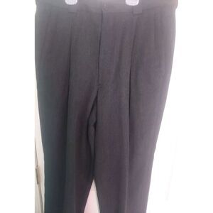 Giorgio Armani Le Collezioni Laine Mens Pleated Front Cuffed Dress Pants Gray 34
